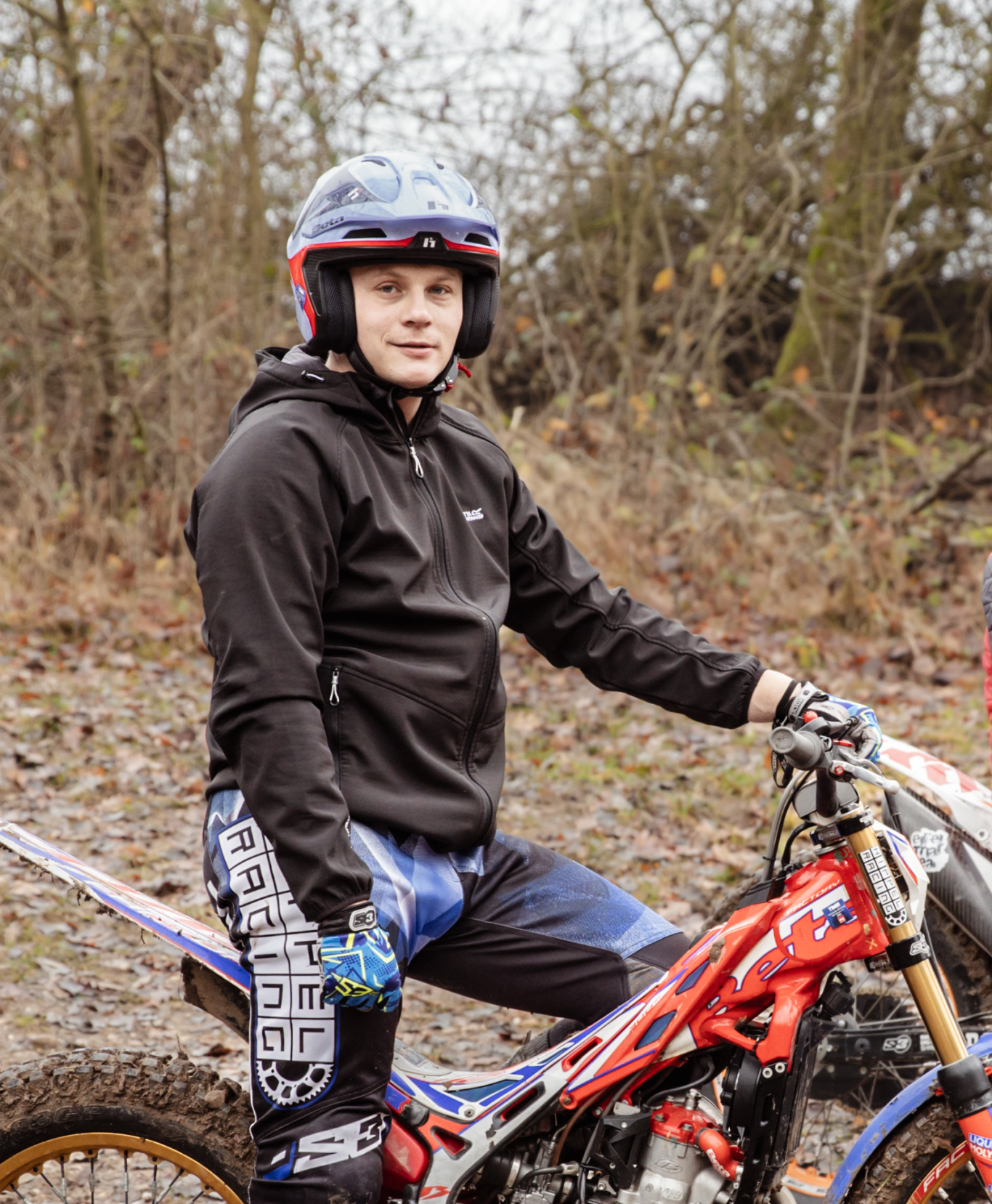 Philipp bei einem Trial Training in Stolberg auf seiner Beta